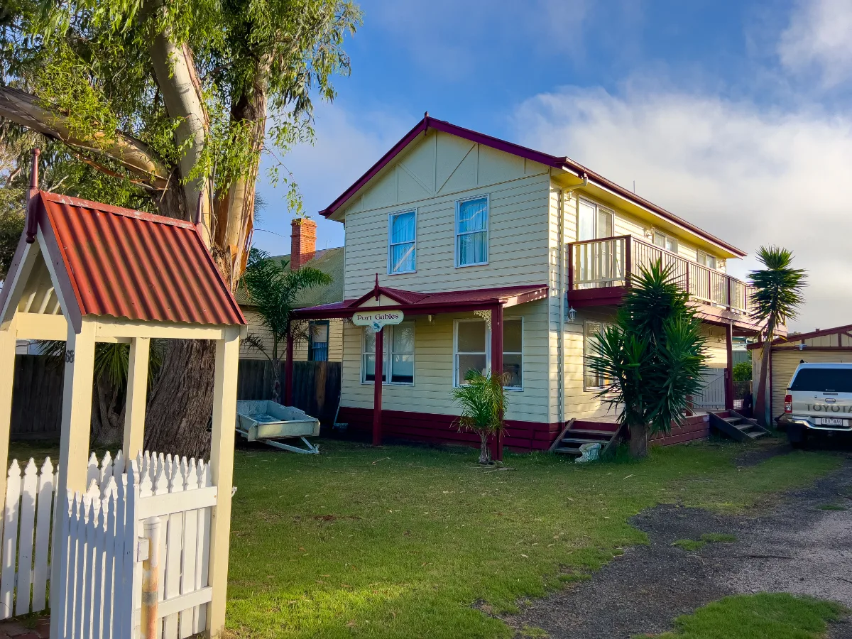 A beautifully maintained home in Port Albert showcasing classic Victorian architecture.