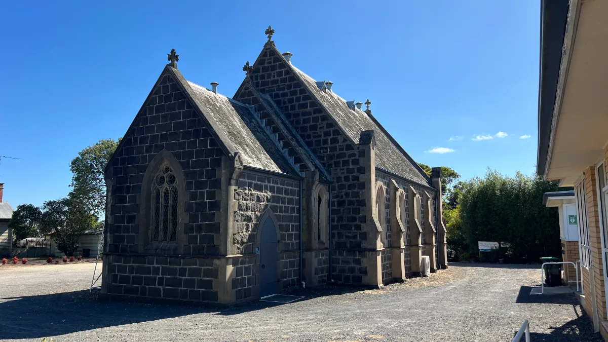 Gothic stone church