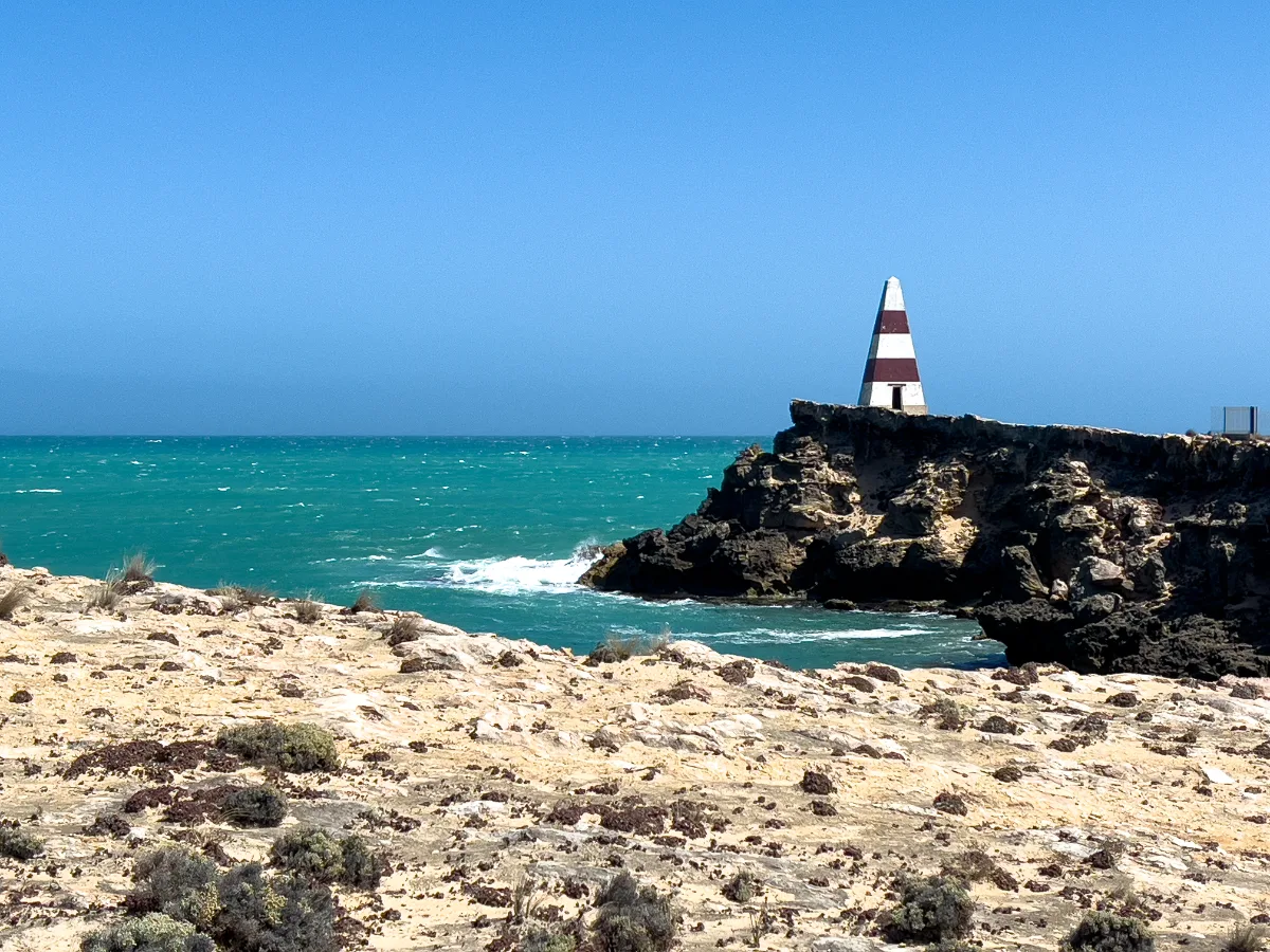 The Robe Obelisk stands sentinel against the Southern Ocean, a beacon of warning and a visual treat.