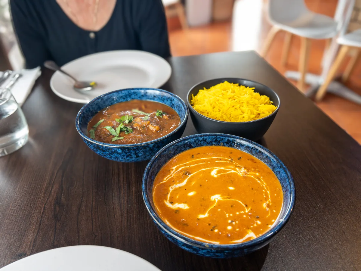 A trio of flavorful curries made for a perfect birthday lunch in Port Lincoln.