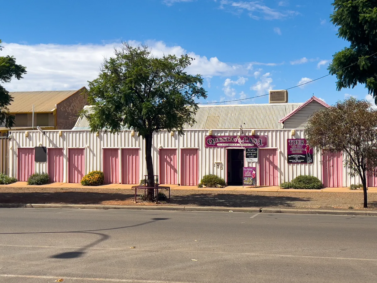 Hay Street in Kalgoorlie: a landmark of sorts, known for its brothels and historical significance.